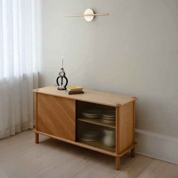 Umage Nástěnné LED svítidlo OMNI Medium, 17W, d. 74 cm, 2700K stmívatelné Barva: Mosaz