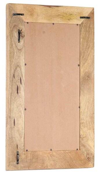 Ručně vyřezávané zrcadlo 80 x 50 x 2,5 cm masivní mangovník 321648