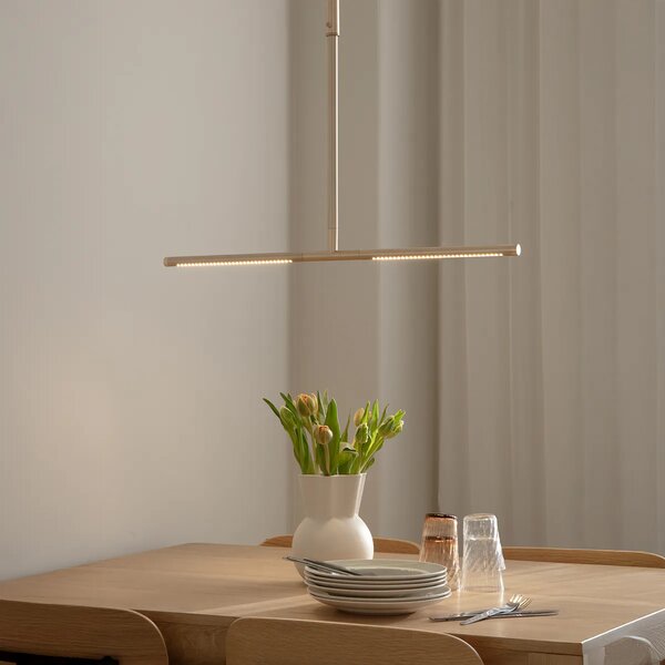 Umage Závěsné LED svítidlo OMNI, 22W, š. 74 cm, 2700 stmívatelné Barva: Mosaz