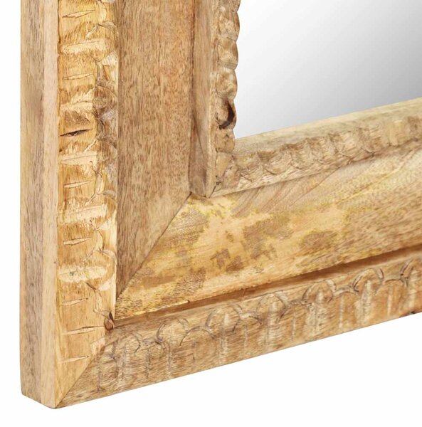 Zrcadlo 50 x 3 x 110 cm masivní mangovníkové dřevo 321650