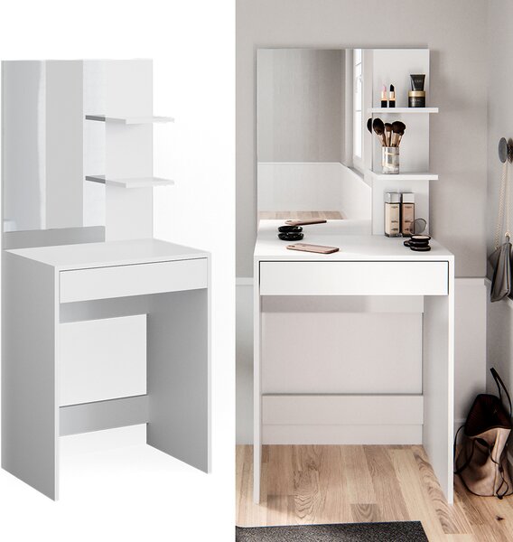Toaletní stolek Vicco Isabelle Bílá 60 cm, Model 34428