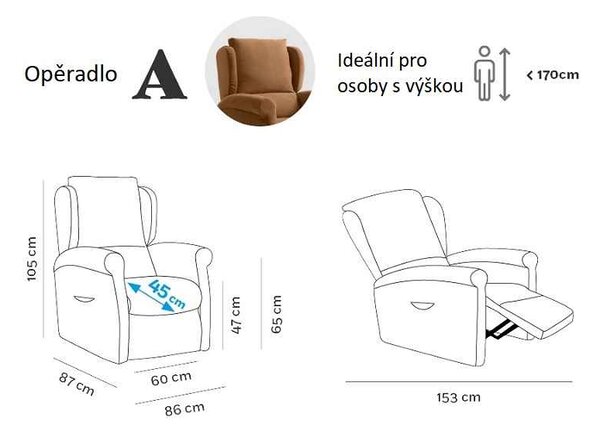 MULTIPLA XL - relaxační TV křeslo