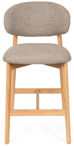 Somcasa Světle hnědá čalouněná barová židle Renzo 66 cm