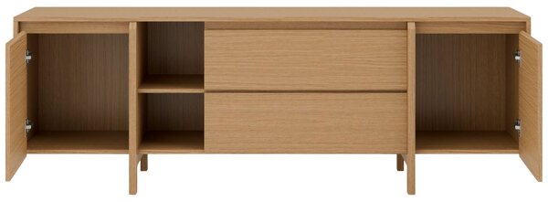 Somcasa Dubový TV stolek Pacific 180 x 43 cm se zásuvkami