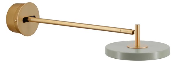 Umage Nástěnné LED svítidlo ASTERIA, 12W, h. 42 cm, 2700K stmívatelné Barva: Bílá-mosaz