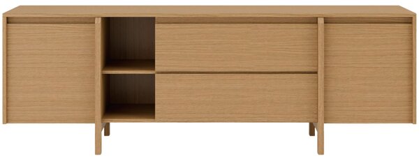 Somcasa Dubový TV stolek Pacific 180 x 43 cm se zásuvkami