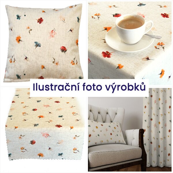 Dekorační látka LINO 25367-101 bez obšití 150