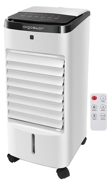 Aigostar - Ochlazovač vzduchu 60W/230V bílá/černá + dálkové ovládání