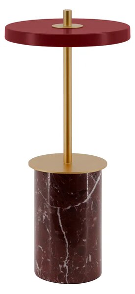 Umage Přenosná LED stolní lampa ASTERIA Move Mini, v. 25,5 cm, 4- krokové stmívání Barva: Černý mramor
