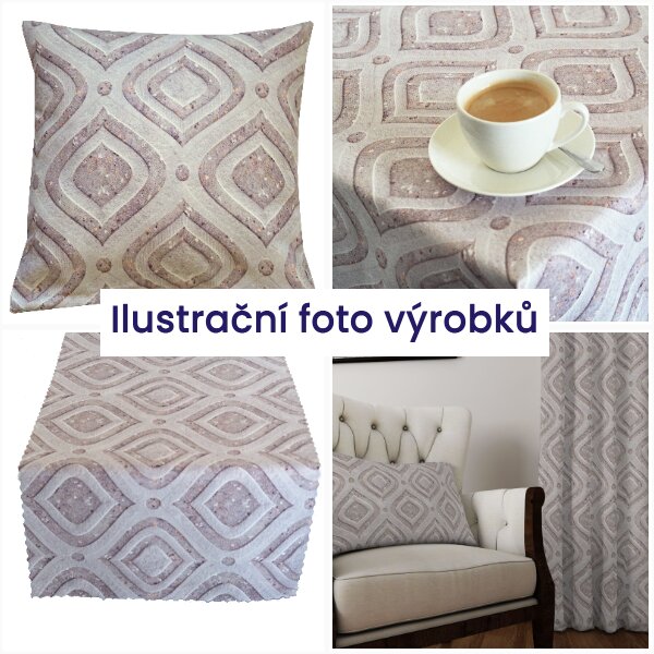Ubrusy a běhouny SOFT 40x120 Vypalovaná vlnka