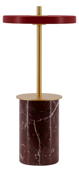 Umage Přenosná LED stolní lampa ASTERIA Move Mini, v. 25,5 cm, 4- krokové stmívání Barva: Černý mramor