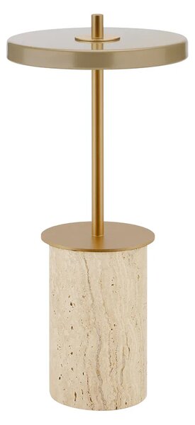 Umage Přenosná LED stolní lampa ASTERIA Move Mini, v. 25,5 cm, 4- krokové stmívání Barva: Černý mramor