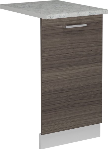 Čelní panel myčky Vicco R-Line Ušlechtilá šedá 45 cm s pracovní deskou, Model 54996