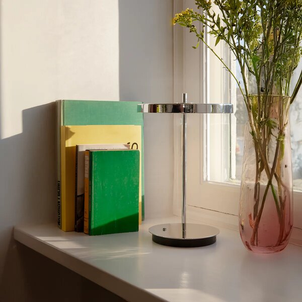 Umage Přenosná LED stolní lampa ASTERIA Monochrome, v. 30,6 cm, 4- krokové stmívání Barva: Modrá