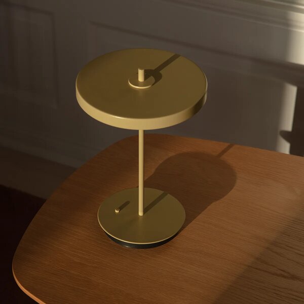 Umage Přenosná LED stolní lampa ASTERIA Monochrome, v. 30,6 cm, 4- krokové stmívání Barva: Modrá