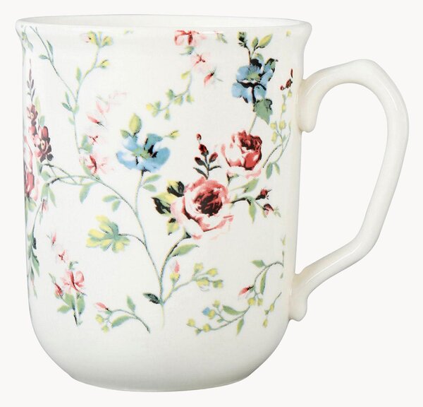 Sada kameninových hrnků Fleurs Champs, 6 dílů