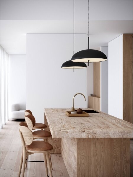 DFTP by Nordlux - Lustr na lanku VERSALE 2xE27/15W/230V černá