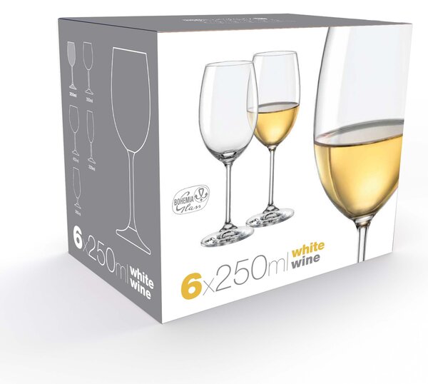 Sklenka na víno LARA 250ml 6ks