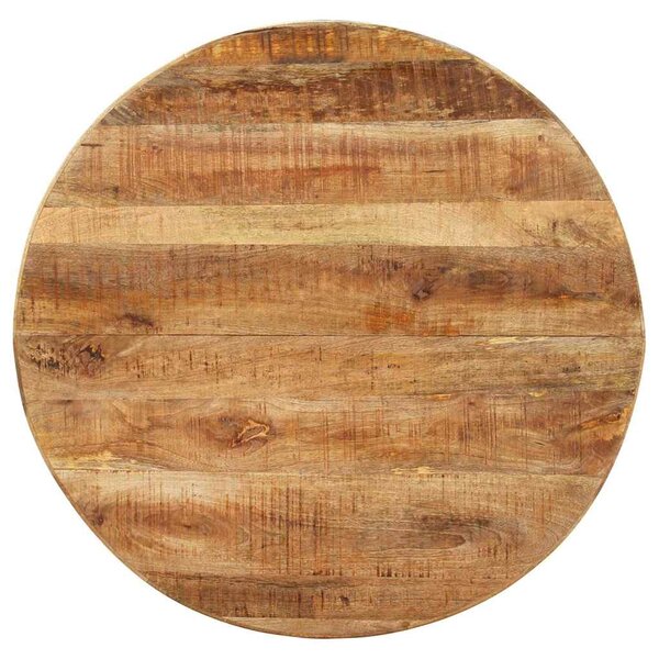 VidaxXL Jídelní stůl kulatý 100 x 100 x 75 cm hrubé mangovníkové dřevo 321681