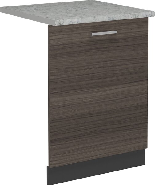 Čelní panel myčky Vicco R-Line Ušlechtilá šedá 60 cm s pracovní deskou, Model 55028