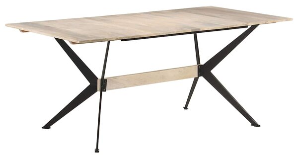 Jídelní stůl 180 x 90 x 76 cm masivní mangovníkové dřevo 321688