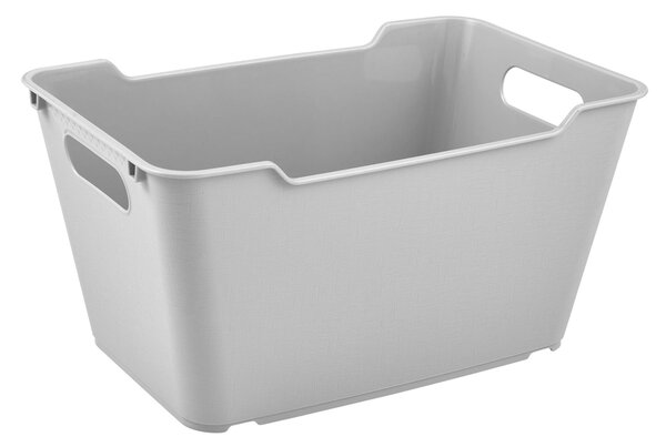 BOX ÚLOŽNÝ LOTTA 6L 29,5X19X15CM SEVERSKÁ ŠEDÁ