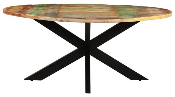Jídelní stůl kulatý 175 x 75 cm masivní recyklované dřevo 321685