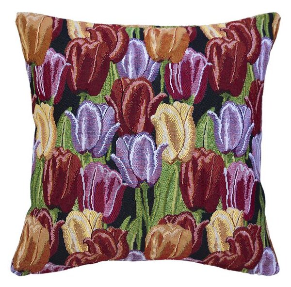 Povlak MOTIV tulipány pestrá 40 x 40 cm