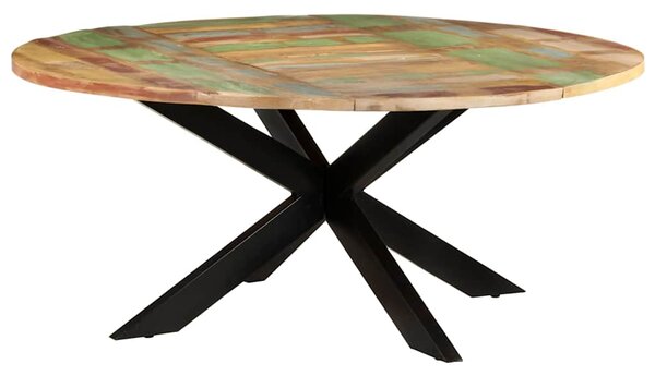 Jídelní stůl kulatý 175 x 75 cm masivní recyklované dřevo 321685