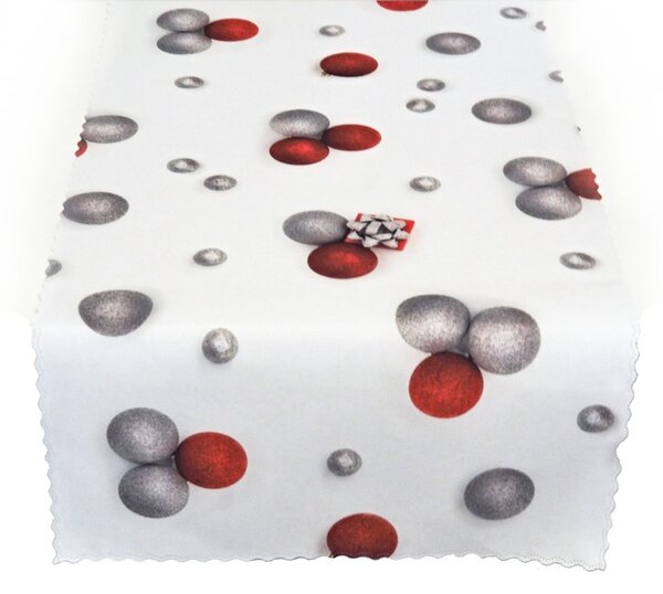 Vánoční ubrusy a běhouny SOFT 70x70 Obšitý okraj 1 cm