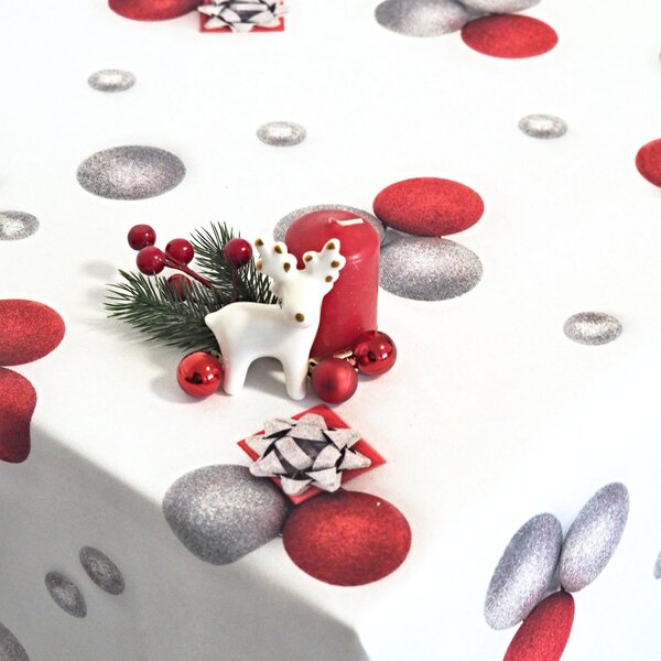 Vánoční ubrusy a běhouny SOFT 70x70 Obšitý okraj 1 cm