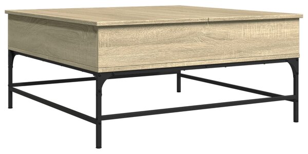 Konferenční stolek dub sonoma 95 x 95 x 45 cm kompozit a kov 3217065