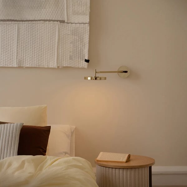 Umage Nástěnné LED svítidlo ASTERIA Long Monochrome, 12W, h. 42 cm, 2700K stmívatelné Barva: ocel