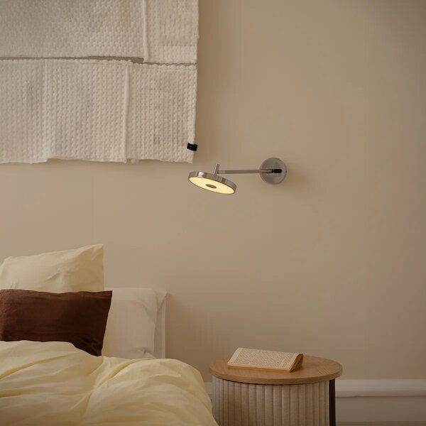 Umage Nástěnné LED svítidlo ASTERIA Long Monochrome, 12W, h. 42 cm, 2700K stmívatelné Barva: ocel