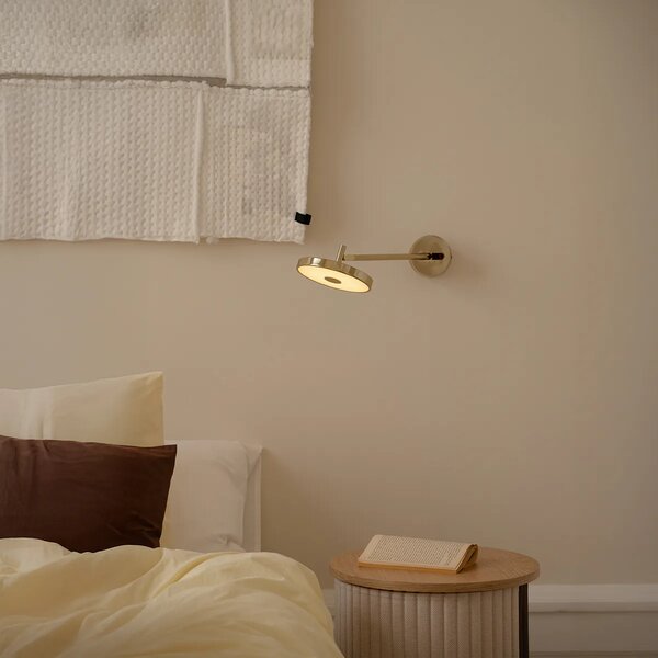 Umage Nástěnné LED svítidlo ASTERIA Long Monochrome, 12W, h. 42 cm, 2700K stmívatelné Barva: ocel