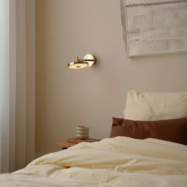 Umage Nástěnné LED svítidlo ASTERIA Short Monochrome, 12W, h. 25 cm, 2700K stmívatelné Barva: ocel