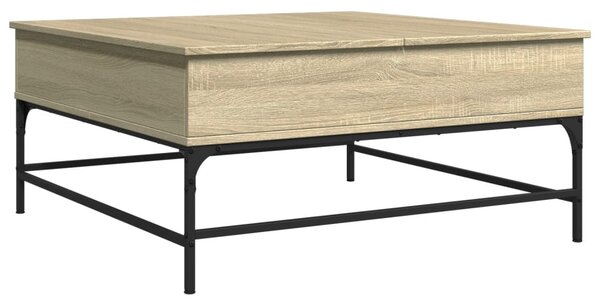 Konferenční stolek dub sonoma 95 x 95 x 45 cm kompozit a kov 3217065