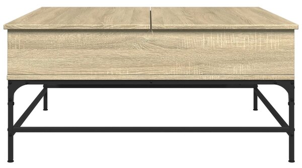 Konferenční stolek dub sonoma 95 x 95 x 45 cm kompozit a kov 3217065