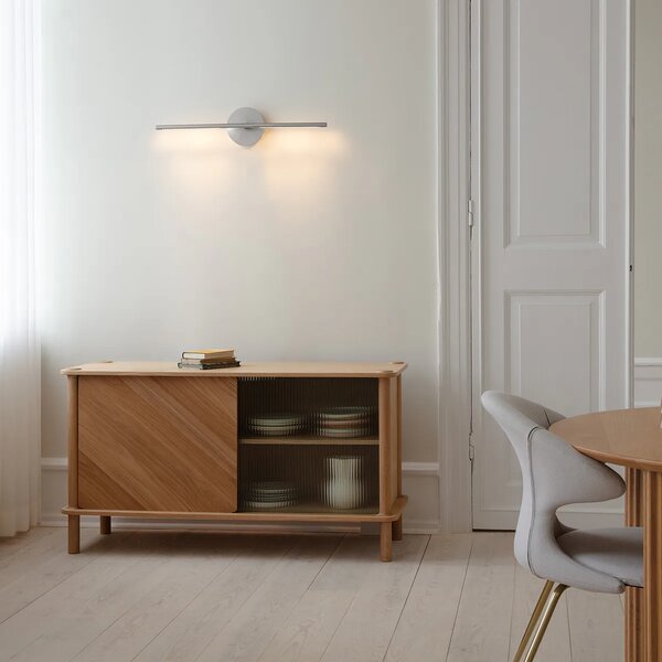 Umage Nástěnné LED svítidlo OMNI Mini, 17W, d. 54 cm, 2700K stmívatelné Barva: ocel
