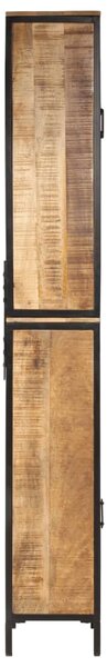 Koupelnová skříňka 40 x 27 x 180 cm železo a masivní mangovník 3217113