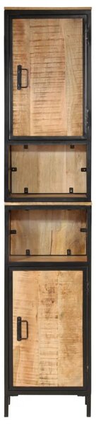 Koupelnová skříňka 40 x 27 x 180 cm železo a masivní mangovník 3217113