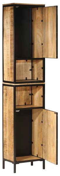 Koupelnová skříňka 40 x 27 x 180 cm železo a masivní mangovník 3217113