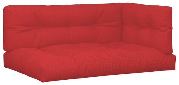 Podušky na palety 5 ks červené textil 3217137
