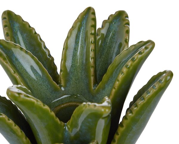 ALOE Svícen na dlouhou svíčku - zelená