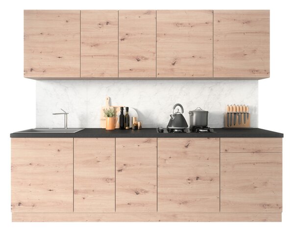 Kuchyňská sestava LANGEN 2,6 m - dub artisan