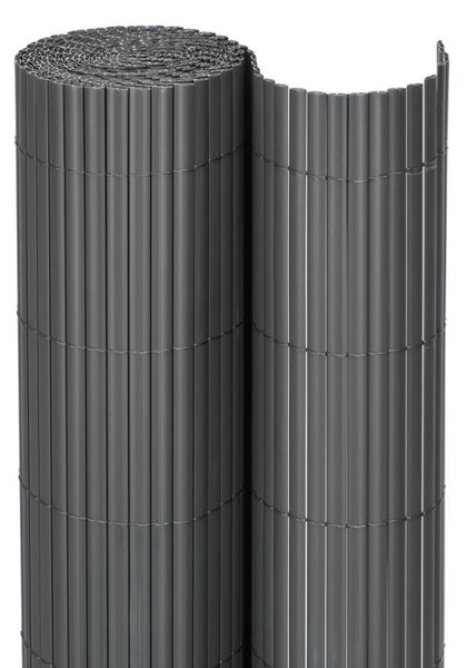 PVC zástěna 1x3 m na balkon plot SPRINGOS GA0244 šedá