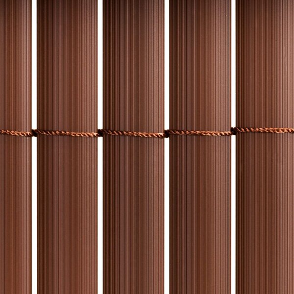 PVC zástěna 1x4 m na balkon plot SPRINGOS GA0249 hnědá
