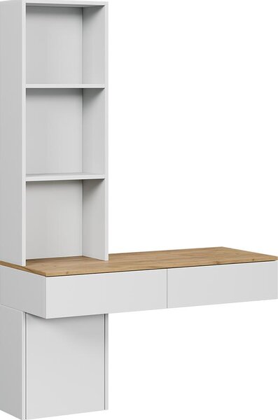 Toaletní stolek Vicco Melora Bílá/dub 100 cm, Model 57981