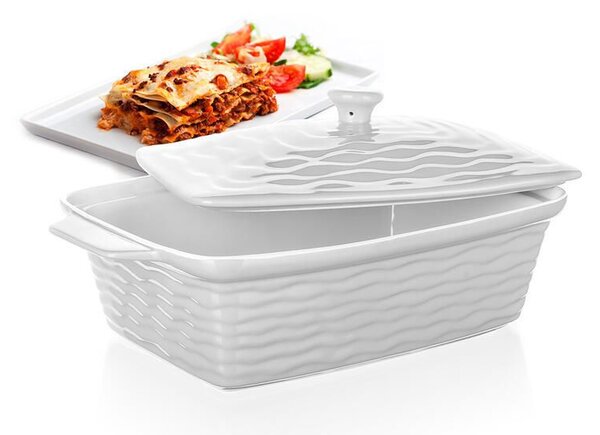 Forma zapékací obdélníková s víkem CULINARIA White 28 x 18 cm