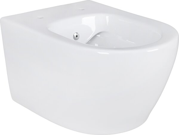 Závěsné WC bez obruby s funkcí taharet/bidet/sprcha WC Bílá hygienická sprcha